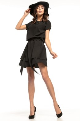 Sukienka z podwójna spódnicą T268