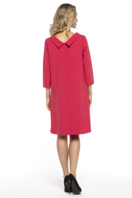 Elegancka sukienka z kołnierzem w stylu Jackie Kennedy T245