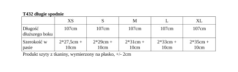 Długie spodnie T432 Długie spodnie T432
