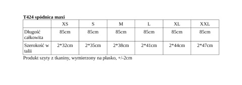 Spódnica midi T424 Spódnica midi T424